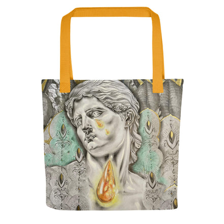 "Bernstein, Tränen der Götter" · Stofftasche · Bernstein & München Kunst-Serie