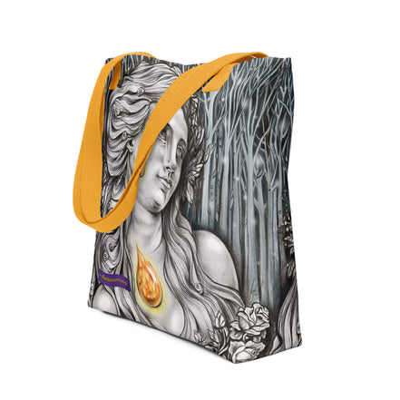 "Bernstein, Tränen der Götter II" · Stofftasche · Bernstein & München Kunst-Serie