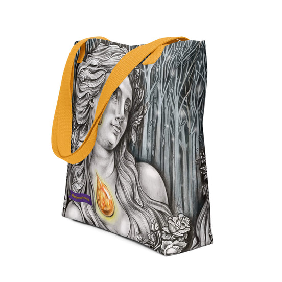"Bernstein, Tränen der Götter II" · Stofftasche · Bernstein & München Kunst-Serie