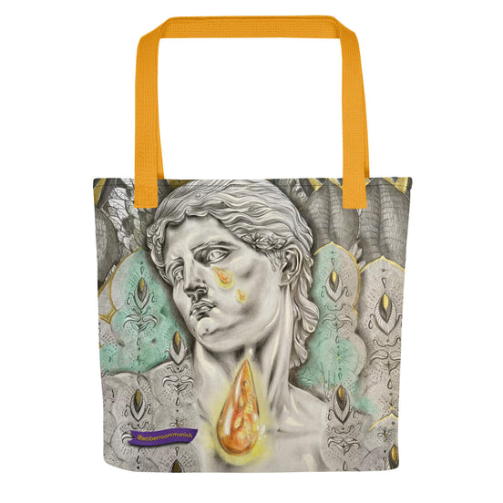 "Bernstein, Tränen der Götter" · Stofftasche · Bernstein & München Kunst-Serie