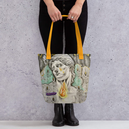 "Bernstein, Tränen der Götter" · Stofftasche · Bernstein & München Kunst-Serie