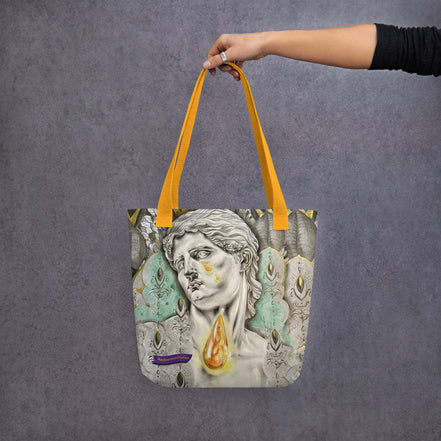"Bernstein, Tränen der Götter" · Stofftasche · Bernstein & München Kunst-Serie
