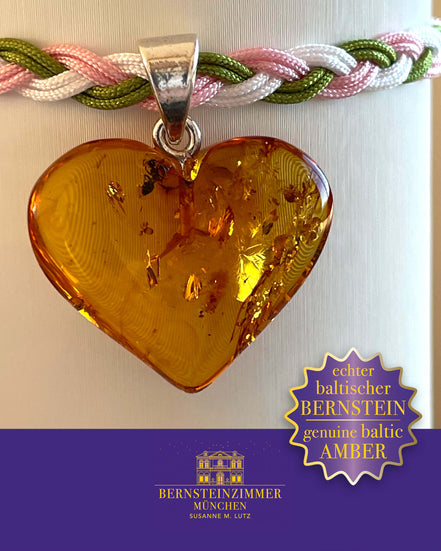 "Christina" Bernstein-Herzerl Gr. M · Unikat Nr.7
